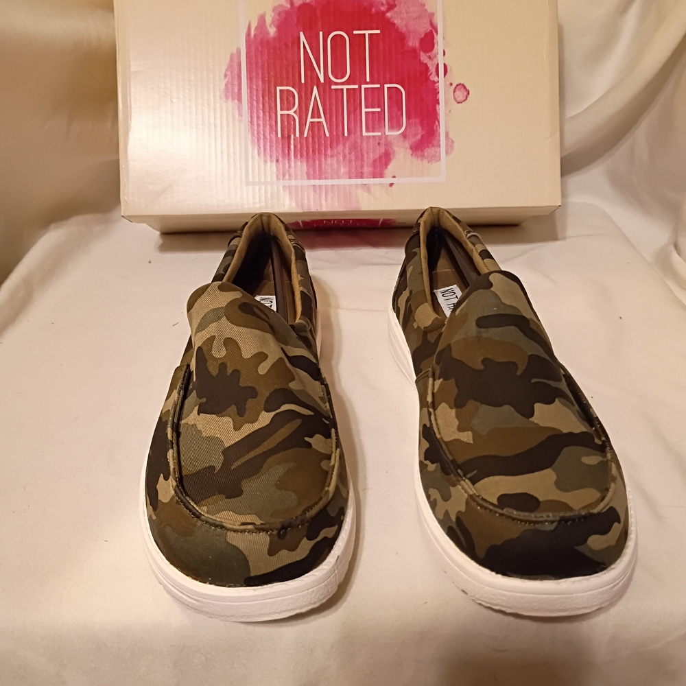 Not Rated Camouflage Flats